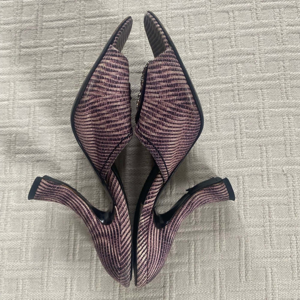 Prada rhinestone heels. - Picture 5 of 8